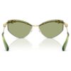Lunettes de soleil de forme « œil de chat », Sk7039, teinte dorée