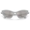 Lunettes de soleil de forme œil-de-chat, teinte argentée Lunettes de soleil de forme œil-de-chat, teinte argentée