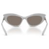 Lunettes de soleil de forme œil-de-chat, teinte argentée Lunettes de soleil de forme œil-de-chat, teinte argentée