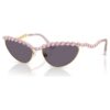 Lunettes de soleil de forme « œil de chat », violettes Lunettes de soleil de forme « œil de chat », violettes