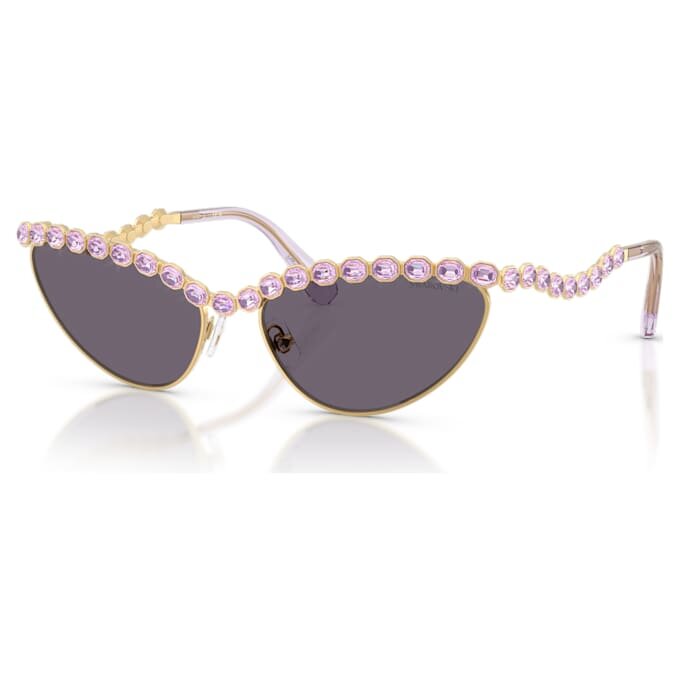Lunettes de soleil de forme « œil de chat », violettes Lunettes de soleil de forme « œil de chat », violettes