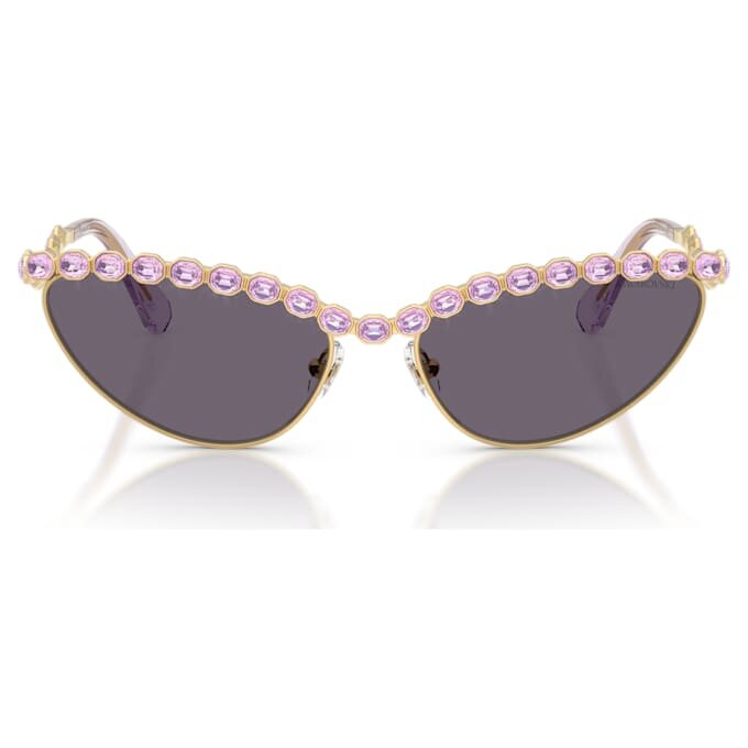 Lunettes de soleil de forme « œil de chat », violettes Lunettes de soleil de forme « œil de chat », violettes