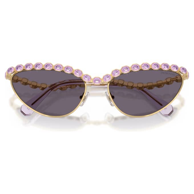 Lunettes de soleil de forme « œil de chat », violettes Lunettes de soleil de forme « œil de chat », violettes