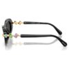Lunettes de soleil de forme ovale, noires Lunettes de soleil de forme ovale, noires
