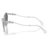 Lunettes de soleil de forme ovale, Sk7017, teinte argentée Lunettes de soleil de forme ovale, Sk7017, teinte argentée