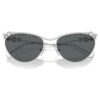 Lunettes de soleil de forme ovale, Sk7017, teinte argentée Lunettes de soleil de forme ovale, Sk7017, teinte argentée