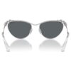 Lunettes de soleil de forme ovale, Sk7017, teinte argentée Lunettes de soleil de forme ovale, Sk7017, teinte argentée