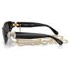 Lunettes de soleil de forme « Pillow », noires Lunettes de soleil de forme « Pillow », noires