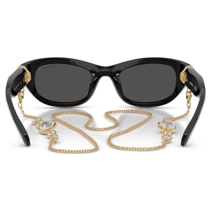 Lunettes de soleil de forme « Pillow », noires Lunettes de soleil de forme « Pillow », noires