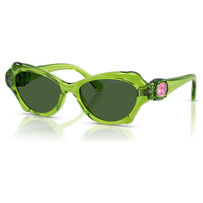 Lunettes de soleil de forme « Pillow », Sk6050, vertes Lunettes de soleil de forme « Pillow », Sk6050, vertes