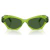 Lunettes de soleil de forme « Pillow », Sk6050, vertes Lunettes de soleil de forme « Pillow », Sk6050, vertes