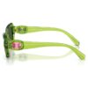 Lunettes de soleil de forme « Pillow », Sk6050, vertes Lunettes de soleil de forme « Pillow », Sk6050, vertes