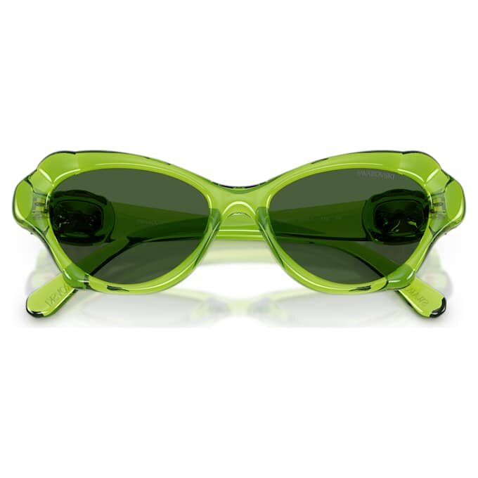 Lunettes de soleil de forme « Pillow », Sk6050, vertes Lunettes de soleil de forme « Pillow », Sk6050, vertes