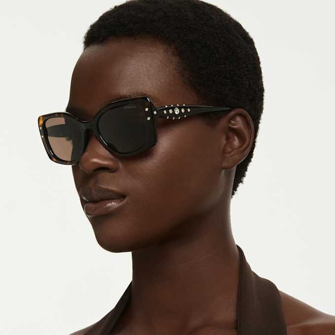 Lunettes de soleil de forme « Pillow », Sk6058U, marron Lunettes de soleil de forme « Pillow », Sk6058U, marron