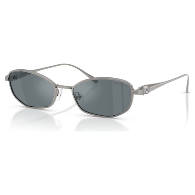 Lunettes de soleil de forme « Pillow », Sk7042, teinte argentée Lunettes de soleil de forme « Pillow », Sk7042, teinte argentée