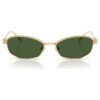 Lunettes de soleil de forme « Pillow », Sk7042, vertes Lunettes de soleil de forme « Pillow », Sk7042, vertes