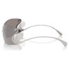 Lunettes de soleil de type masque, Swan, Sk7020, teinte argentée Lunettes de soleil de type masque, Swan, Sk7020, teinte argentée