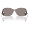 Lunettes de soleil de type masque, Swan, Sk7020, teinte argentée Lunettes de soleil de type masque, Swan, Sk7020, teinte argentée