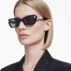 Lunettes de soleil en forme de papillon, Sk6033, noires Lunettes de soleil en forme de papillon, Sk6033, noires