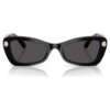 Lunettes de soleil en forme de papillon, Sk6033, noires Lunettes de soleil en forme de papillon, Sk6033, noires