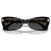 Lunettes de soleil en forme de papillon, Sk6033, noires Lunettes de soleil en forme de papillon, Sk6033, noires