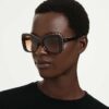 Lunettes de soleil en forme de papillon, Sk6062U, marron Lunettes de soleil en forme de papillon, Sk6062U, marron