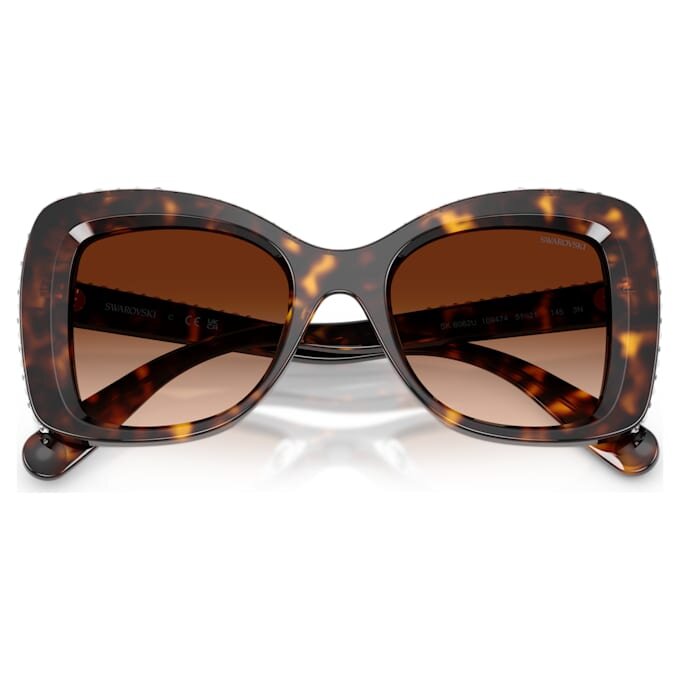 Lunettes de soleil en forme de papillon, Sk6062U, marron Lunettes de soleil en forme de papillon, Sk6062U, marron