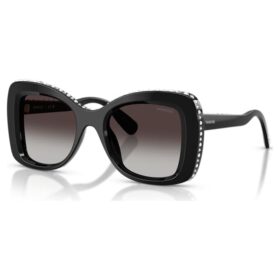 Lunettes de soleil en forme de papillon, Sk6062U, noires Lunettes de soleil en forme de papillon, Sk6062U, noires