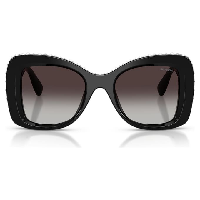 Lunettes de soleil en forme de papillon, Sk6062U, noires Lunettes de soleil en forme de papillon, Sk6062U, noires