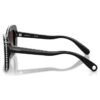 Lunettes de soleil en forme de papillon, Sk6062U, noires Lunettes de soleil en forme de papillon, Sk6062U, noires