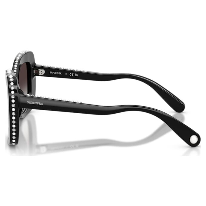 Lunettes de soleil en forme de papillon, Sk6062U, noires Lunettes de soleil en forme de papillon, Sk6062U, noires