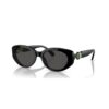 Lunettes de soleil forme œil-de-chat, Sk6002, noires Lunettes de soleil forme œil-de-chat, Sk6002, noires
