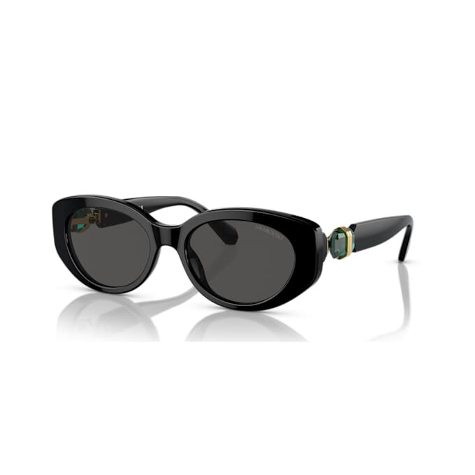 Lunettes de soleil forme œil-de-chat, Sk6002, noires Lunettes de soleil forme œil-de-chat, Sk6002, noires