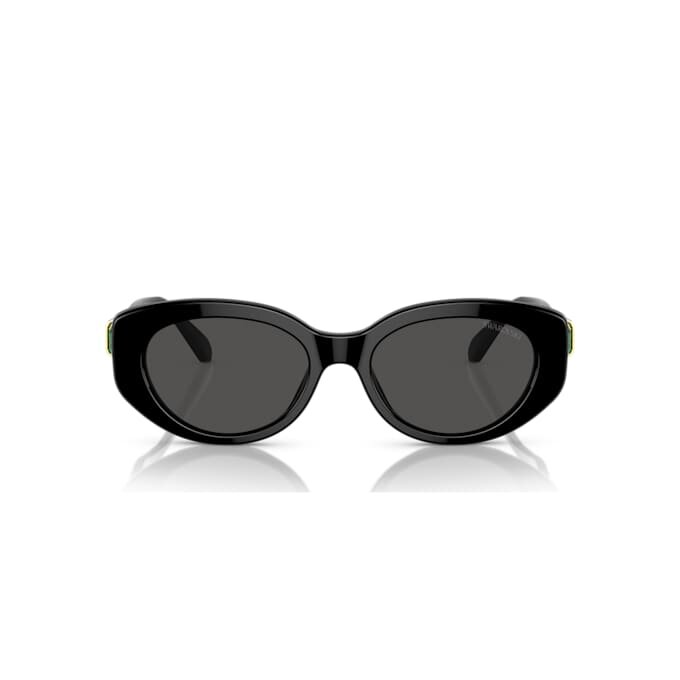 Lunettes de soleil forme œil-de-chat, Sk6002, noires Lunettes de soleil forme œil-de-chat, Sk6002, noires