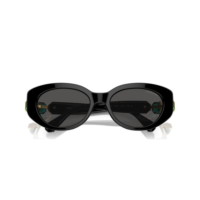 Lunettes de soleil forme œil-de-chat, Sk6002, noires Lunettes de soleil forme œil-de-chat, Sk6002, noires