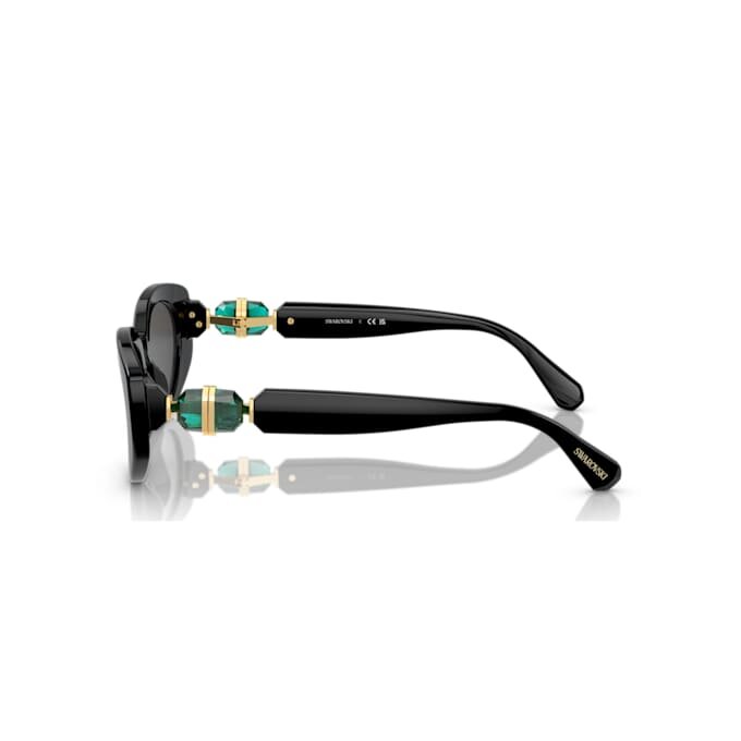 Lunettes de soleil forme œil-de-chat, Sk6002, noires Lunettes de soleil forme œil-de-chat, Sk6002, noires