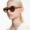 Lunettes de soleil forme œil de chat, Sk6008, marron