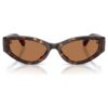 Lunettes de soleil forme œil de chat, Sk6045, marron