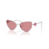 Lunettes de soleil forme œil de chat, Sk7003, rose