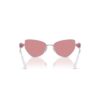 Lunettes de soleil forme œil de chat, Sk7003, rose