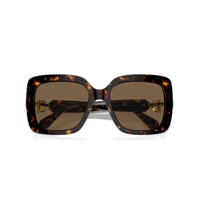 Lunettes de soleil oversize, forme carrée, SK6001, marron Lunettes de soleil oversize, forme carrée, SK6001, marron