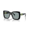 Lunettes de soleil oversize, forme carrée, SK6001, noires Lunettes de soleil oversize, forme carrée, SK6001, noires