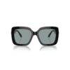 Lunettes de soleil oversize, forme carrée, SK6001, noires Lunettes de soleil oversize, forme carrée, SK6001, noires