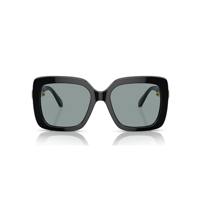 Lunettes de soleil oversize, forme carrée, SK6001, noires Lunettes de soleil oversize, forme carrée, SK6001, noires