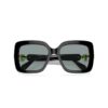 Lunettes de soleil oversize, forme carrée, SK6001, noires Lunettes de soleil oversize, forme carrée, SK6001, noires