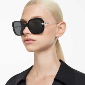 Lunettes de soleil oversize, forme carrée, Sk6011, noir Lunettes de soleil oversize, forme carrée, Sk6011, noir