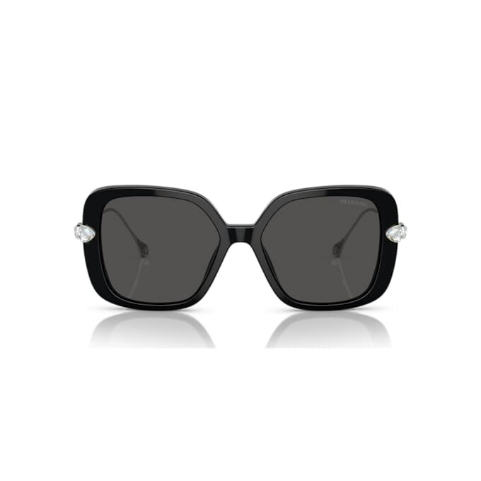 Lunettes de soleil oversize, forme carrée, Sk6011, noir Lunettes de soleil oversize, forme carrée, Sk6011, noir