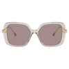 Lunettes de soleil oversize, forme carrée, Sk6011, violet Lunettes de soleil oversize, forme carrée, Sk6011, violet