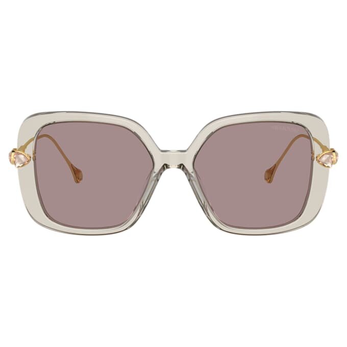 Lunettes de soleil oversize, forme carrée, Sk6011, violet Lunettes de soleil oversize, forme carrée, Sk6011, violet