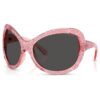 Lunettes de soleil oversize, forme œil-de-chat, Sk6052, rose